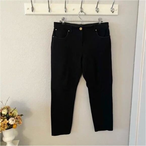 So Slimming By Chico’s Peyton Pants in Black (1 Short) - Picture 1 of 8